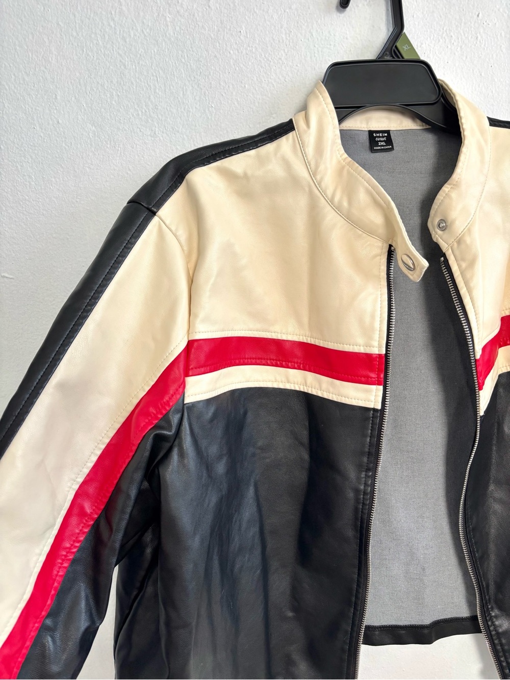 Leather Racing Jacket. - Picture 3 of 5